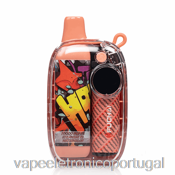 Vape Eletrônico Sigelei Fuchai 10000 Descartável Morango Melancia